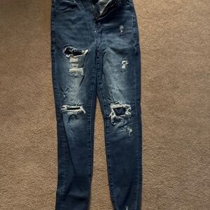 American Eagle Curvy highest rise jeggins